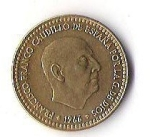 monedas de Europa - Espa�a -  01A - FRANCISCO FRANCO CAUDILLO DE ESPAÑA POR LA GRACIA DE DIOS 1966