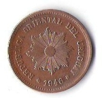 monedas de America - Uruguay -  06A - REPUBLICA ORIENTAL URUGUAY 1946