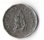 monedas de America - Argentina -  02A - REPUBLICA ARGENTINA 1964