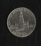 monedas de America - Estados Unidos -  Kennedy / Bicentenario. / Reverso