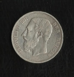 monedas de Europa - B�lgica -  Leopoldo II