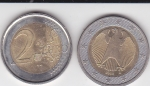 monedas de Europa - Alemania -  AGUILA