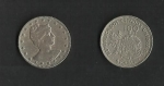 monedas de America - Brasil -   100 Reis (con cifras romanas)