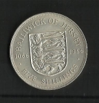 monedas de Europa - Reino Unido -  Jersey / Conquista Normanda./ (rev.)