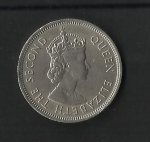 monedas de Asia - Hong Kong -  Elizabeth II / Anverso