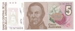 monedas de America - Argentina -  BILLETE DE ARGENTINA- Justo José de Urquiza