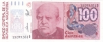 monedas de America - Argentina -  BILLETE DE ARGENTINA- Domindo F. Sarmiento