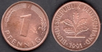 monedas de Europa - Alemania -  