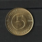 monedas de Europa - Eslovenia -  Cabra / reverso.