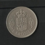 monedas de Europa - Dinamarca -  Margarita II / reverso.