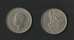monedas de Europa - Reino Unido -  jorge VI