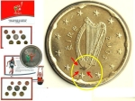 monedas de Europa - Irlanda -  Irlanda 2003- 20 cent. con error en blister