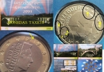 monedas de Europa - Luxemburgo -  Luxemburgo 2003- doble error en blister