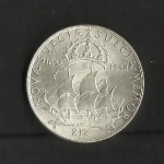 monedas de Europa - Suecia -  Velero Delaware.