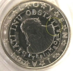 monedas de Europa - Eslovenia -  Eslovenia error 1€ s/c