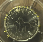 monedas de Europa - Eslovenia -  Variante Rayos de sol