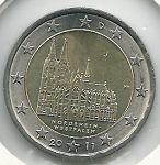 monedas de Europa - Alemania -  Renania N.-Westfalia (Catedral de Colonia)