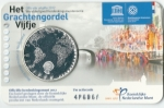 monedas de Europa - Holanda -  Canales de Amsterdam-Anverso