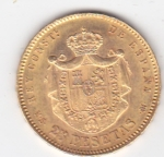 monedas de Europa - Espa�a -  ALFONSO XII reverso