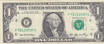 monedas de America - Estados Unidos -  BILLETE DE USA.  DOLAR- G.WASHINGTON