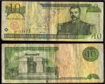 monedas de America - Rep Dominicana -  DIEZ PESOS ORO