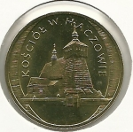 monedas de Europa - Polonia -  La pequeña Polonia(iglesia Haczow)-Anverso