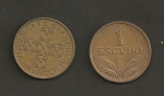 monedas de Europa - Portugal -  Espigas de trigo