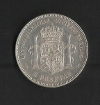 monedas de Europa - Espa�a -  Alfonso XII / reverso / 1876