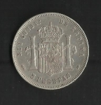 monedas de Europa - Espa�a -  Alfonso XII / reverso / 1883