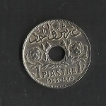 monedas de Asia - L�bano -  Piastra / Protectorado Frances / reverso
