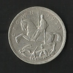 monedas de Europa - Reino Unido -  Jorge V / reverso./ 1935