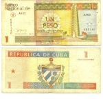 monedas de America - Cuba -  1 peso convertible