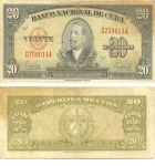 monedas de America - Cuba -  20 pesos