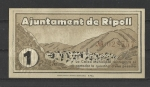 monedas de Europa - Espa�a -  Guerra Civil / Ripoll / reverso.