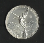 monedas de America - M�xico -  Serie Libertad / Onza Troy de Plata / anverso