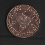 monedas de Europa - Espa�a -  V Amiversario del Estatuto de Autonomia de Madrid / reverso.                                        