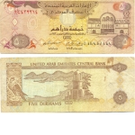 monedas de Asia - Kuwait -  5 dirhams