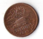 monedas de America - M�xico -  ESTADOS UNIDOS MEXICANOS (CARA FRONTAL)