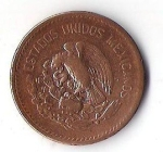 monedas de America - M�xico -  ESTADOS UNIDOS MEXICANOS (CARA POSTERIOR)