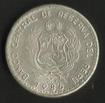 monedas de America - Per� -  GRAN ALMIRANTE MIGUEL GRAU ( POSTERIOR)