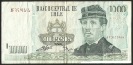 monedas de America - Chile -  IGNACIO CARRERA PINTO - MIL PESOS