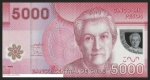 monedas de America - Chile -  GABRIELA MISTRAL - CINCO MIL PESOS