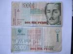 monedas de America - Colombia -  Bco.de la República-Dos Mil Pesos-General Santander(anv.)- y Casa de la Moneda del Bco. de La Rep.(r