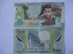 monedas de America - Colombia -  Bco.de la República-Cinco Mil peso-Poeta:José Asunción Silva