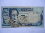 monedas de America - Colombia -  El Banco de la República-Mil Pesos-Simón Bolívar-(Anverso)