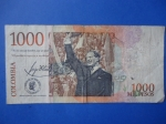monedas de America - Colombia -  Bco.de la República Un Mil Pesos-Concentración Pública del Dr.Jorge Eliécer Gaitán (reverso)