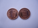 monedas de America - Venezuela -  Rep.Bolivariana de Venezuela- 5 Céntimos 2009-(anverso y reverso)