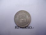 monedas de America - Venezuela -  50 centimos (Medio) de Plata ley 8350. 