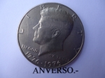 monedas de America - Estados Unidos -  1976-Kennedy. Half Dollar, Bicenternario 1776-1976