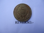 monedas de America - Uruguay -  Rep. Oriental del Paraguay-5 Cent-1960